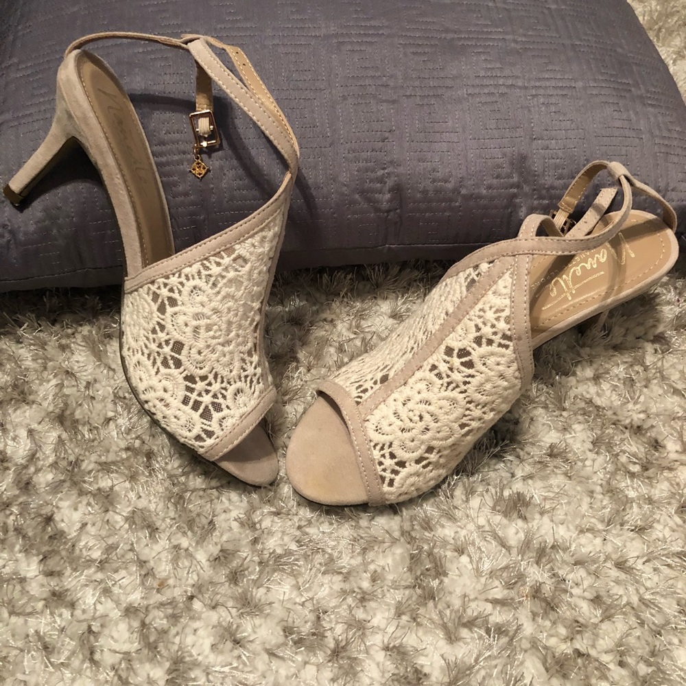 Lace heels